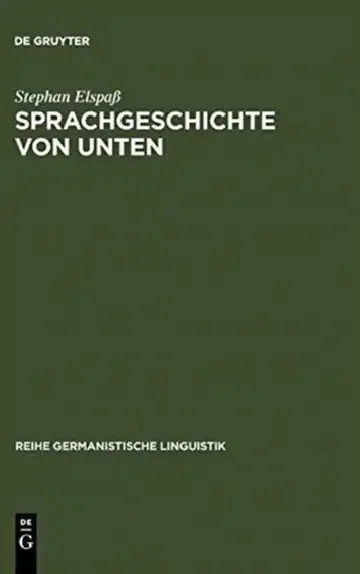 Cover of Sprachgeschichte von unten
