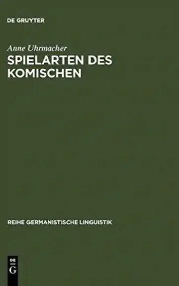 Cover of Spielarten des Komischen