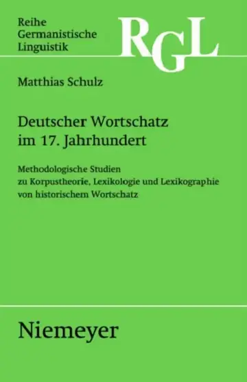Cover of Deutscher Wortschatz im 17. Jahrhundert