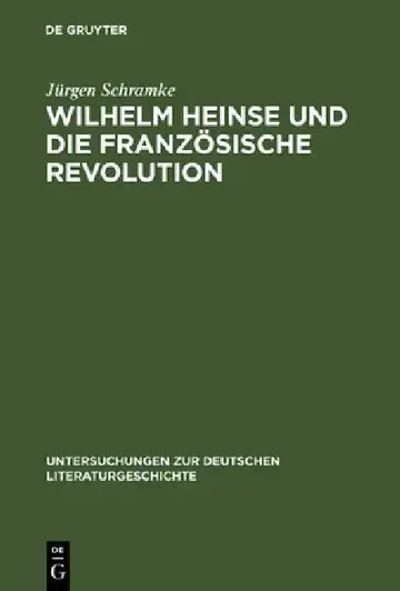 Cover of Wilhelm Heinse Und Die Französische Revolution