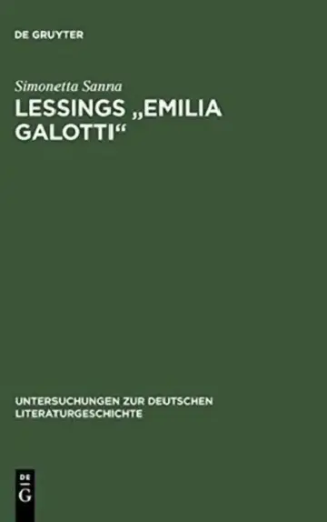 Cover of Lessings "Emilia Galotti"