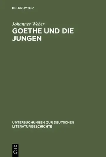 Cover of Goethe Und Die Jungen