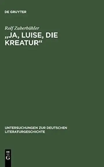Cover of "Ja, Luise, die Kreatur"