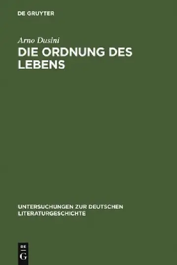 Cover of Die Ordnung Des Lebens