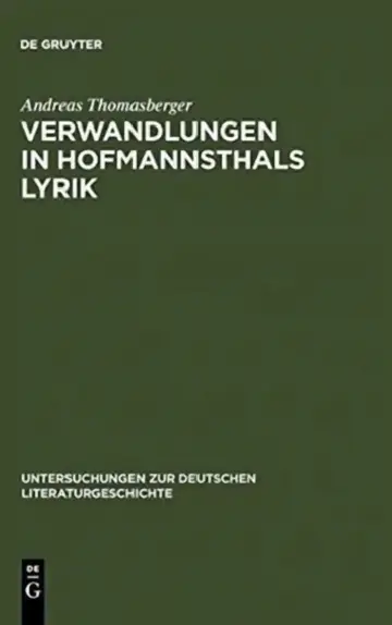 Cover of Verwandlungen in Hofmannsthals Lyrik