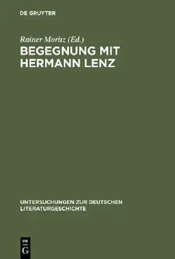Cover of Begegnung mit Hermann Lenz