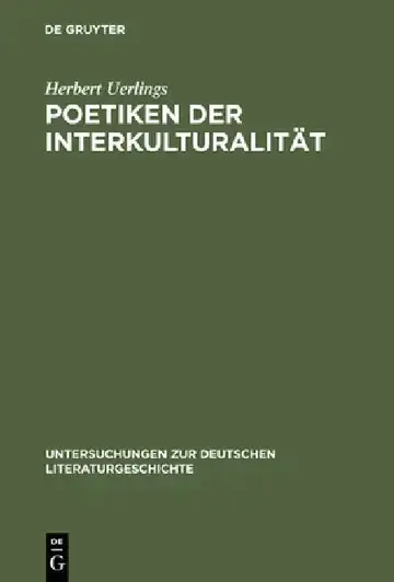 Cover of Poetiken der Interkulturalität