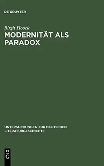 Cover of Modernität ALS Paradox