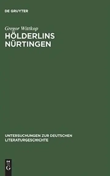 Cover of Hölderlins Nürtingen