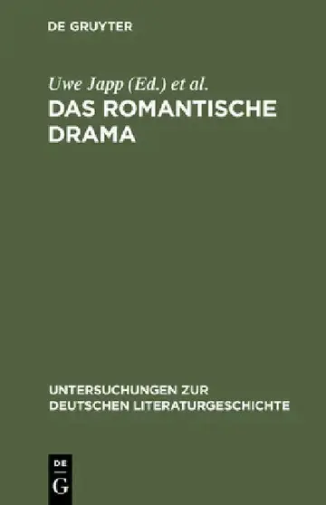 Cover of Das romantische Drama