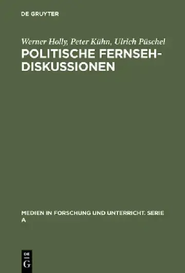 Cover of Politische Fernsehdiskussionen