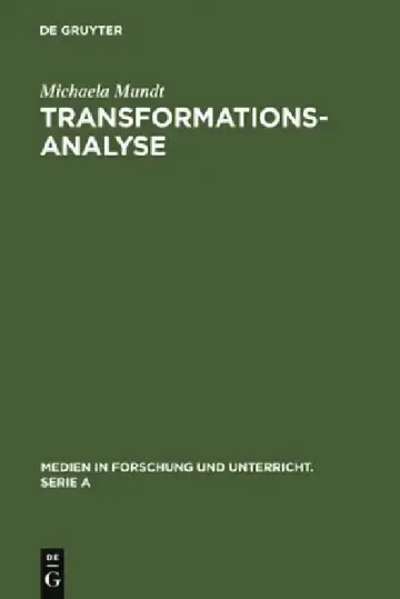 Cover of Transformationsanalyse