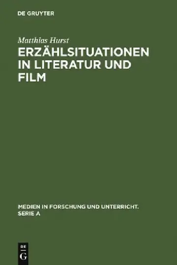 Cover of Erzählsituationen in Literatur und Film
