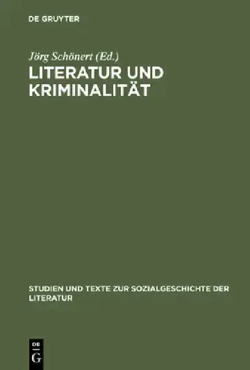 Cover of Literatur und Kriminalität