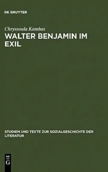 Cover of Walter Benjamin im Exil