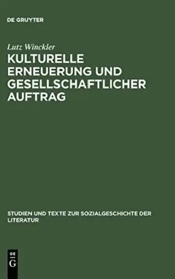 Cover of Kulturelle Erneuerung Und Gesellschaftlicher Auftrag