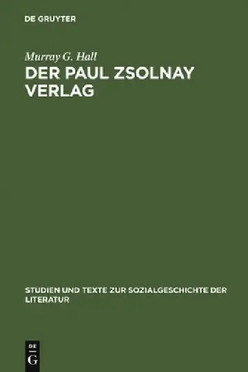 Cover of Der Paul Zsolnay Verlag