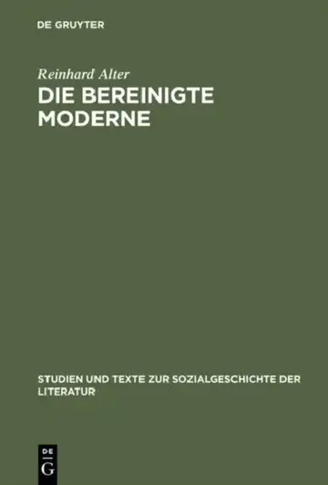 Cover of Die bereinigte Moderne