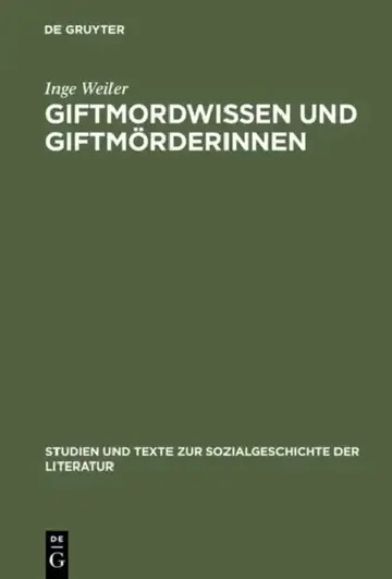Cover of Giftmordwissen und Giftmörderinnen