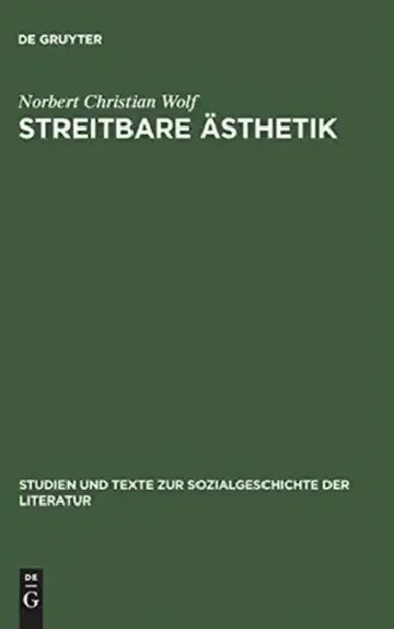 Cover of Streitbare Ästhetik
