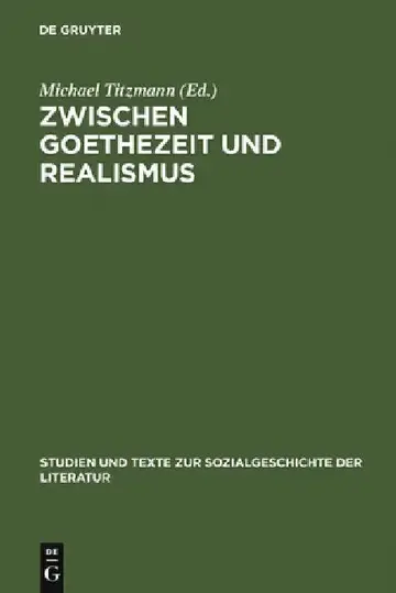 Cover of Zwischen Goethezeit und Realismus