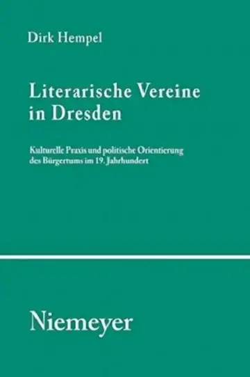 Cover of Literarische Vereine in Dresden