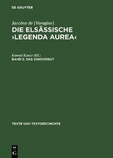 Cover of Die elsässische >Legenda aurea
