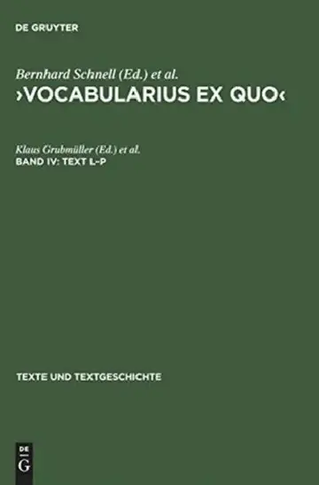 Cover of Text L-P