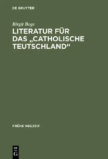 Cover of Literatur Fur Das "Catholische Teutschland"