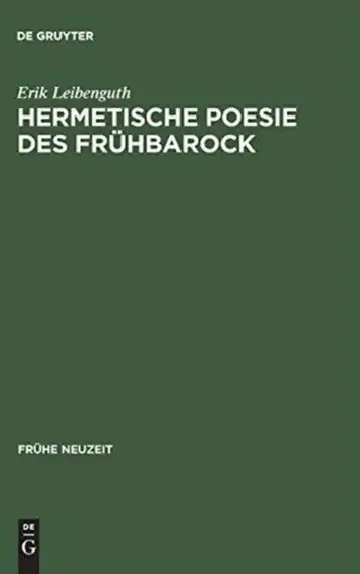 Cover of Hermetische Poesie Des Frühbarock