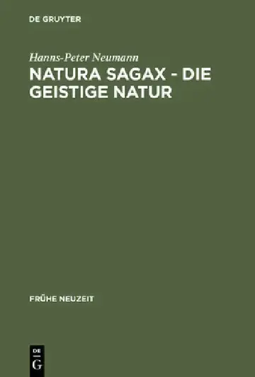 Cover of Natura sagax - Die geistige Natur