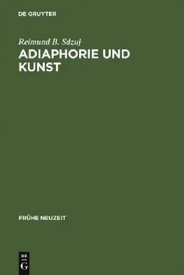 Cover of Adiaphorie und Kunst