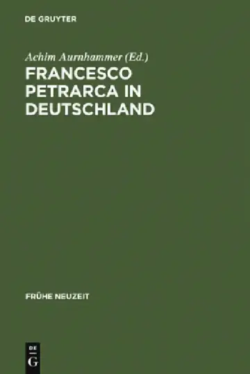 Cover of Francesco Petrarca in Deutschland