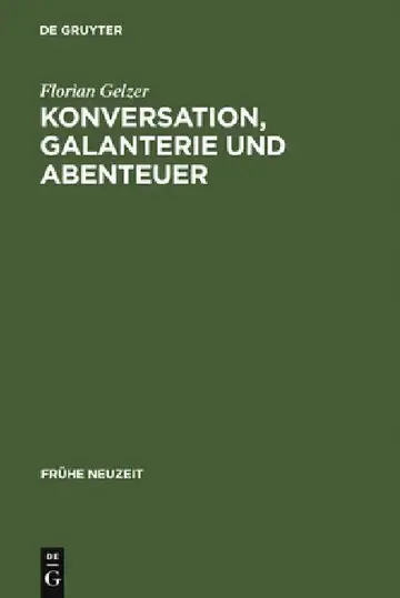 Cover of Konversation, Galanterie und Abenteuer