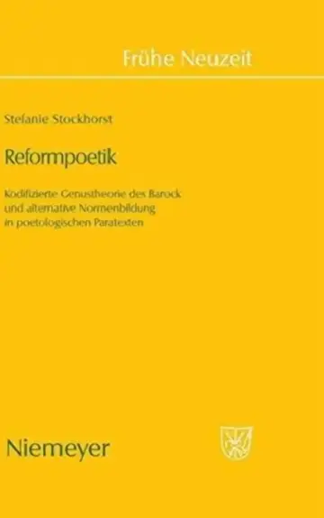 Cover of Reformpoetik = Reform Poetics
