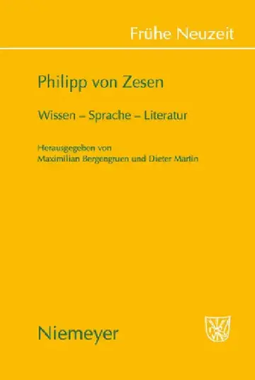 Cover of Philipp von Zesen