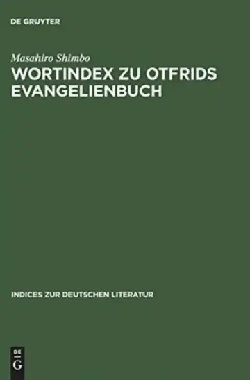 Cover of Wortindex Zu Otfrids Evangelienbuch