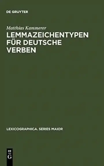 Cover of Lemmazeichentypen für deutsche Verben