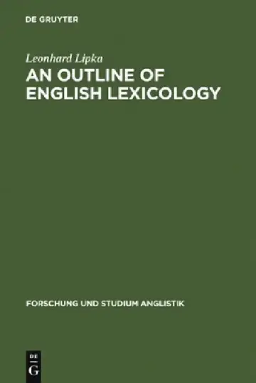 Cover of An Outline of English Lexicology