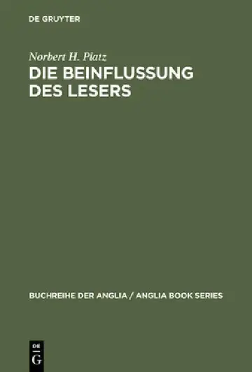 Cover of Die Beinflussung des Lesers