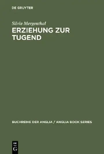 Cover of Erziehung Zur Tugend