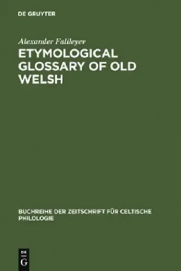 Cover of Etymological Glossary of Old Welsh