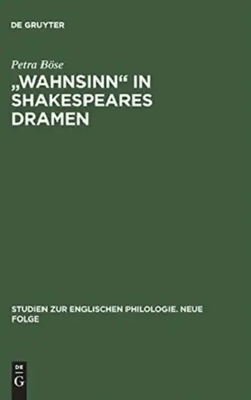 Cover of "Wahnsinn" in Shakespeares Dramen