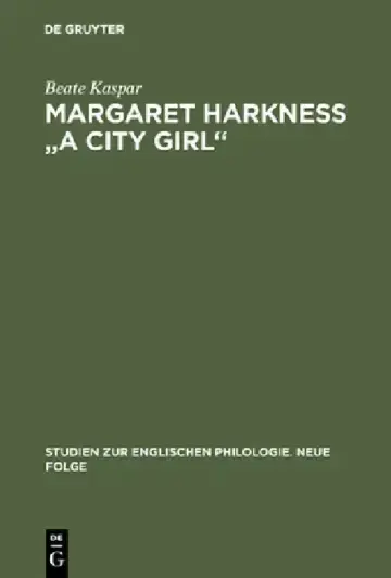 Cover of Margaret Harkness "A City Girl"