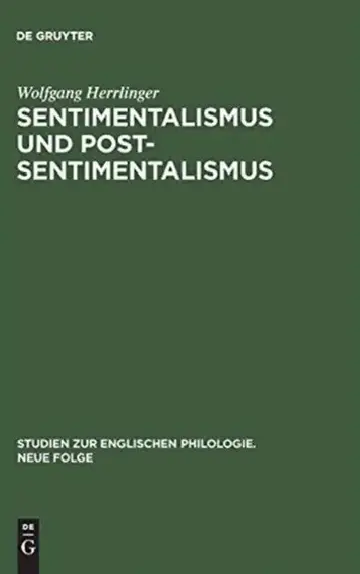 Cover of Sentimentalismus und Postsentimentalismus