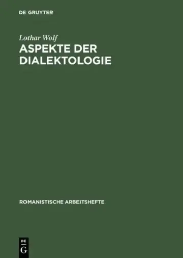 Cover of Aspekte der Dialektologie