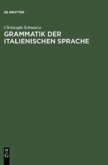 Cover of Grammatik der italienischen Sprache