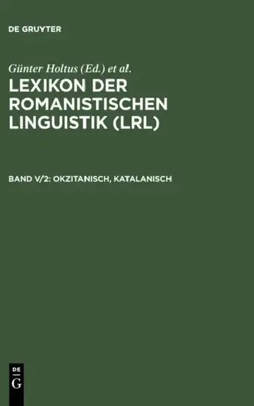 Cover of Okzitanisch, Katalanisch