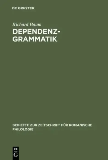 Cover of Dependenzgrammatik