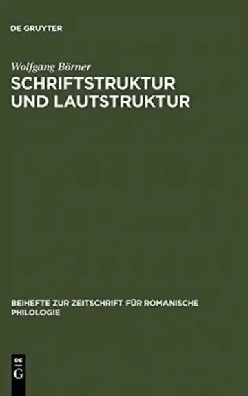 Cover of Schriftstruktur und Lautstruktur